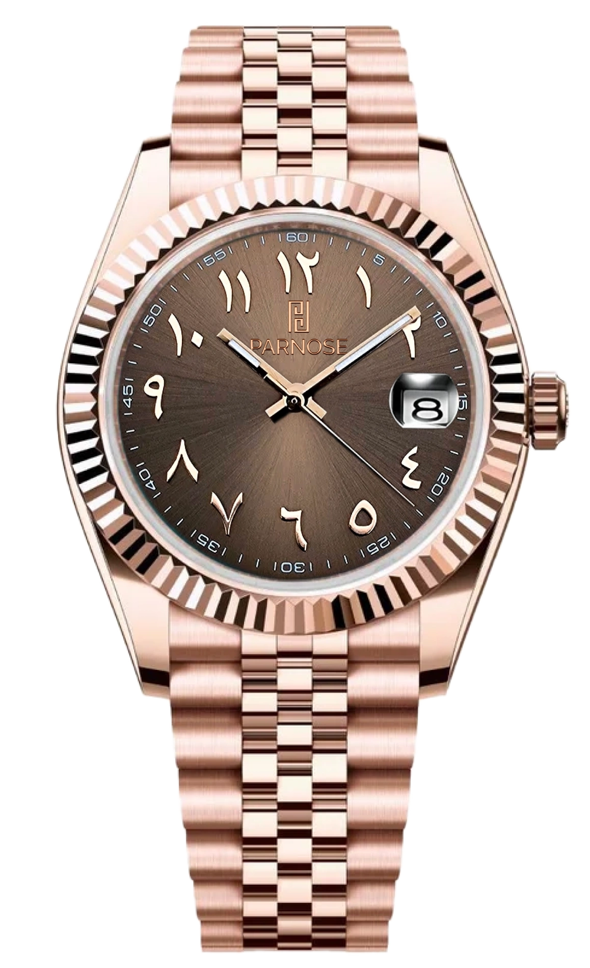 Classic Date - Arabic (Rose Gold)